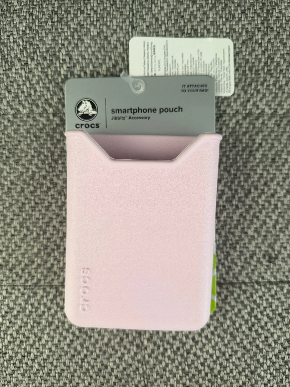 NWT Crocs Pink Milk Jibbitz Smartphone Pouch - Universal Fit